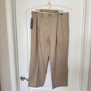 Savane Tan The Ultimate Performance Straight Fit Casual Professional Pants 36X29